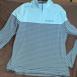 Southern Tide Light Blue Half-Zip Pullover